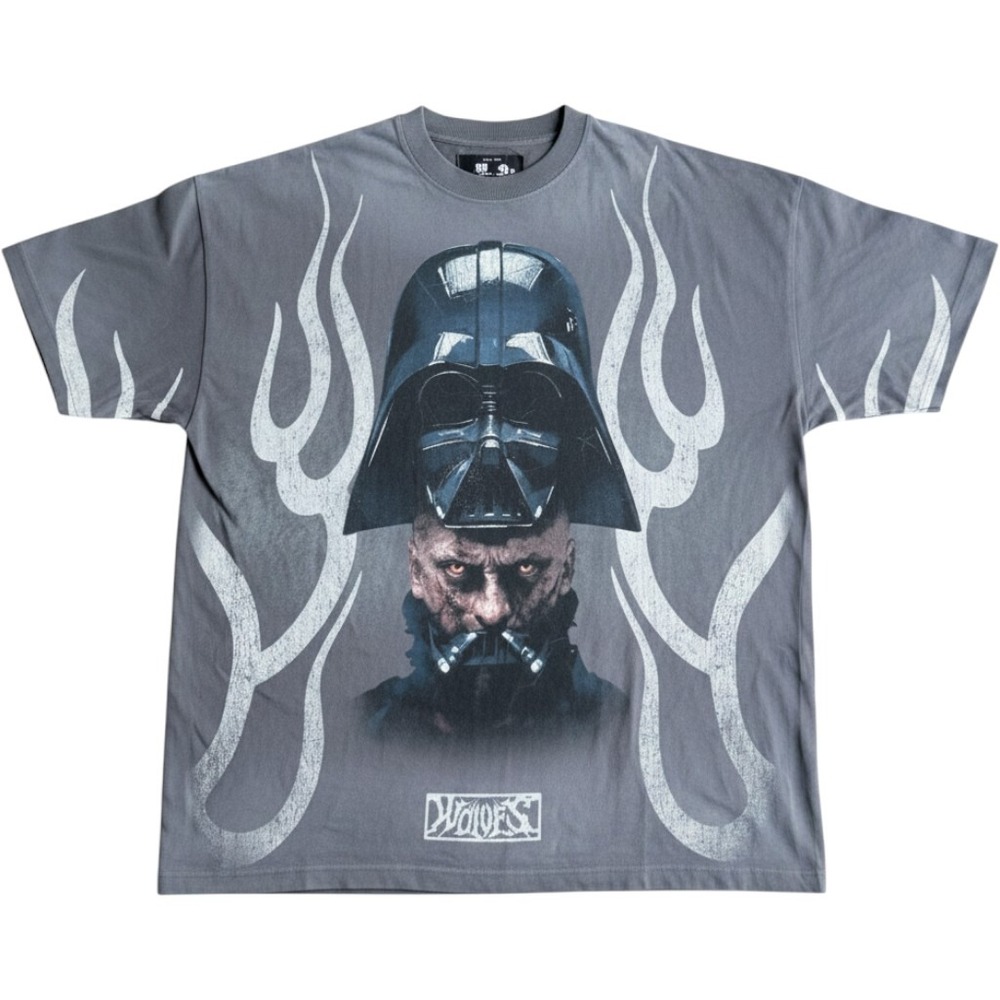 Darc Sport X Star Wars Darth Vader Ashes Of The Dark V2 Oversized Large Grey Tee